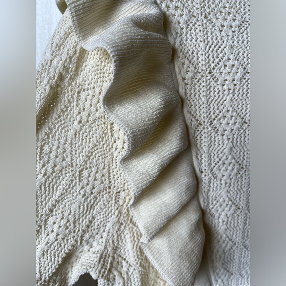 Aritzia Wilfred Women's Cream Knit Sweater size large - Picture 5 of 8